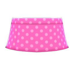 Polka-dot Mini Skirt Pink