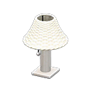 Rattan Table Lamp White