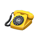 Rotary Phone Yellow