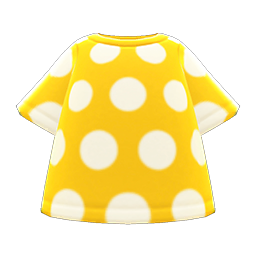 Simple-dots Tee Yellow