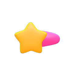 Star Hairpin Yellow