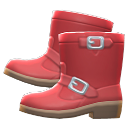 Steel-toed Boots Red