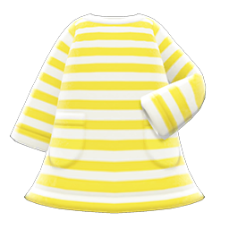 Striped Dress Yellow
