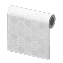 White Honeycomb-tile Wall