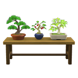 Bonsai shelf