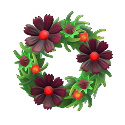 Chic cosmos wreath