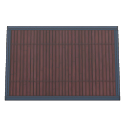Dark bamboo rug