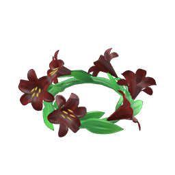 Dark lily crown