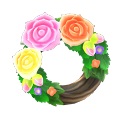 Fancy rose wreath