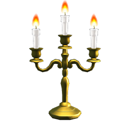 Golden candlestick