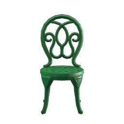 Iron garden chair