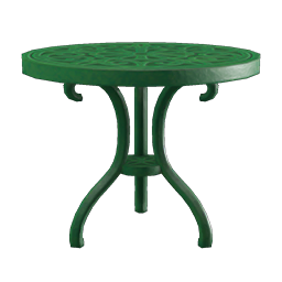 Iron garden table