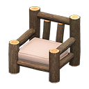 Log chair