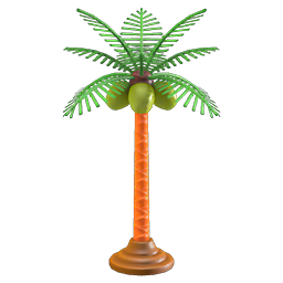 Palm-tree lamp