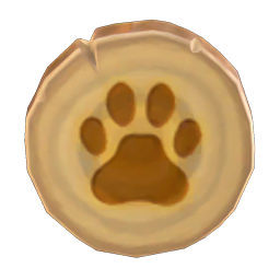 Paw-print doorplate