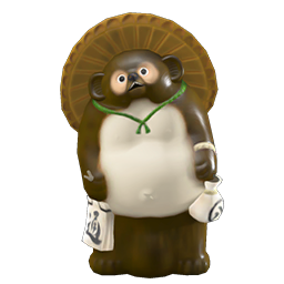 Raccoon figurine