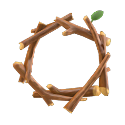 Tree branch wreath