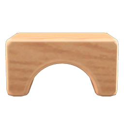 Wooden-block stool