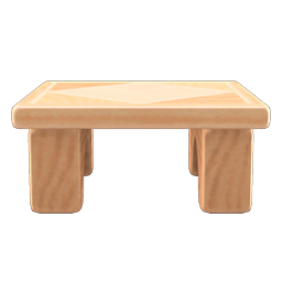 Wooden-block table