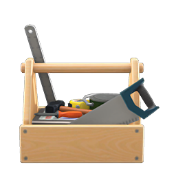 Wooden toolbox