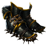 Boots database. Сапоги китобоя. POE китобои морской гнили. Уникальные ботинки пое. Сапоги пое.