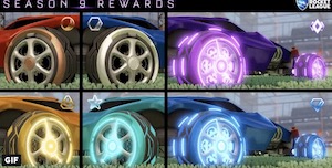 rocket league season 9 rewards