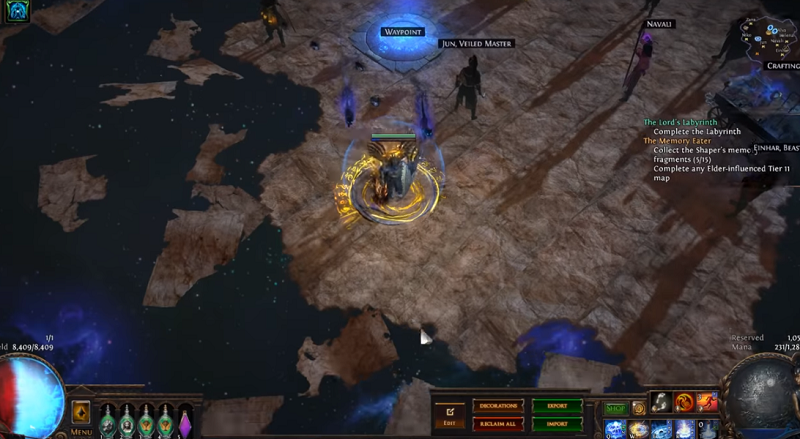 path of exile 3.6 shaped hideout strategy