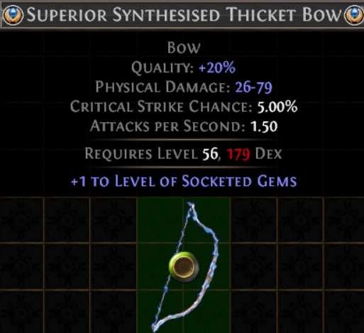 superior synthesised thicket bow