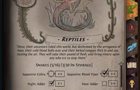 path of exile einhar’s menagerie bestiary reptiles