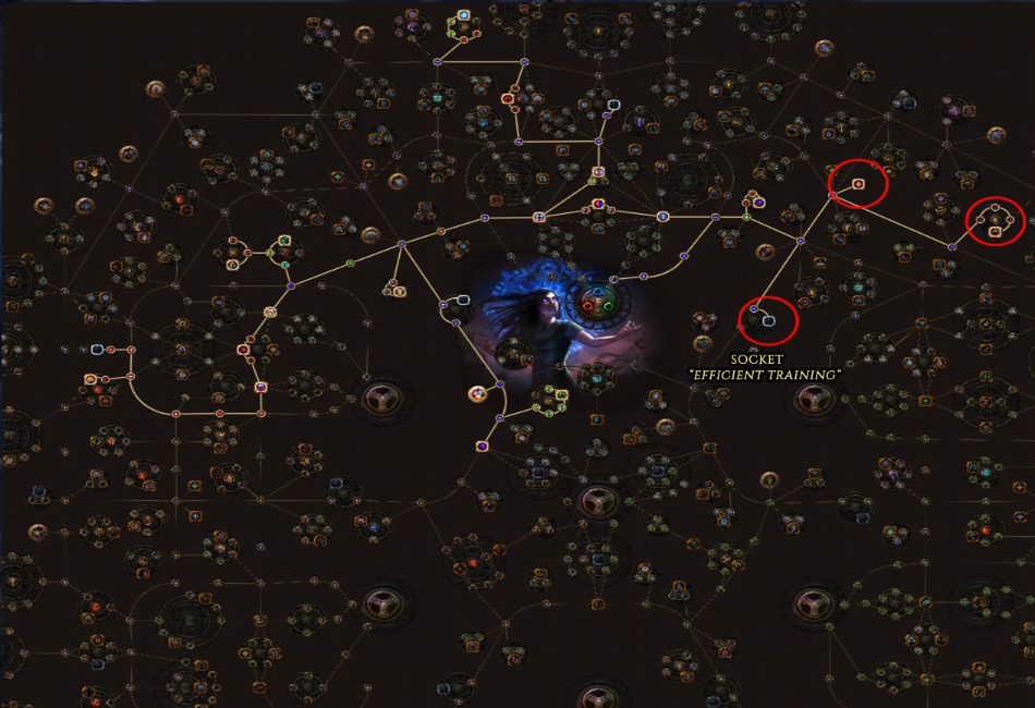 path of exile zombiemancer summoner build - passive skill tree act 8