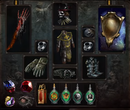 path of exile zombiemancer summoner build - gears, flasks, jewels