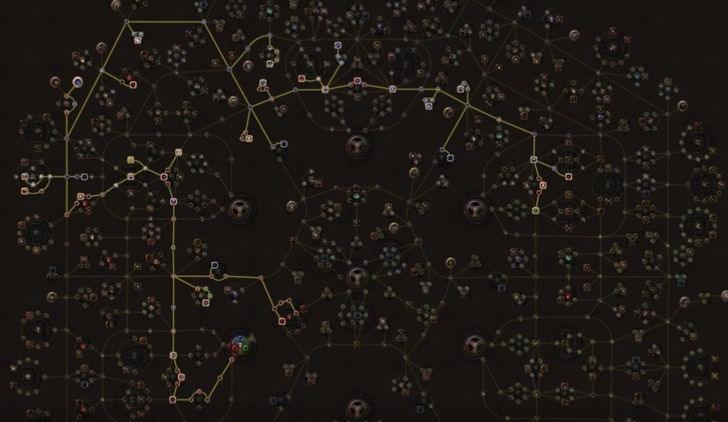 path of exile 3.6 holy flame totem build - passive skill tree