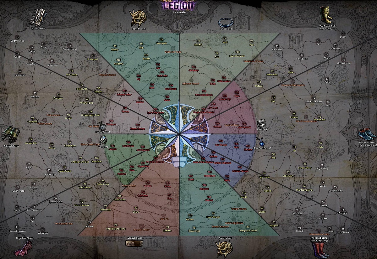 path of exile 3.7 legion atlas guide & strategy - best poe 3.7 atlas maps to shape 1