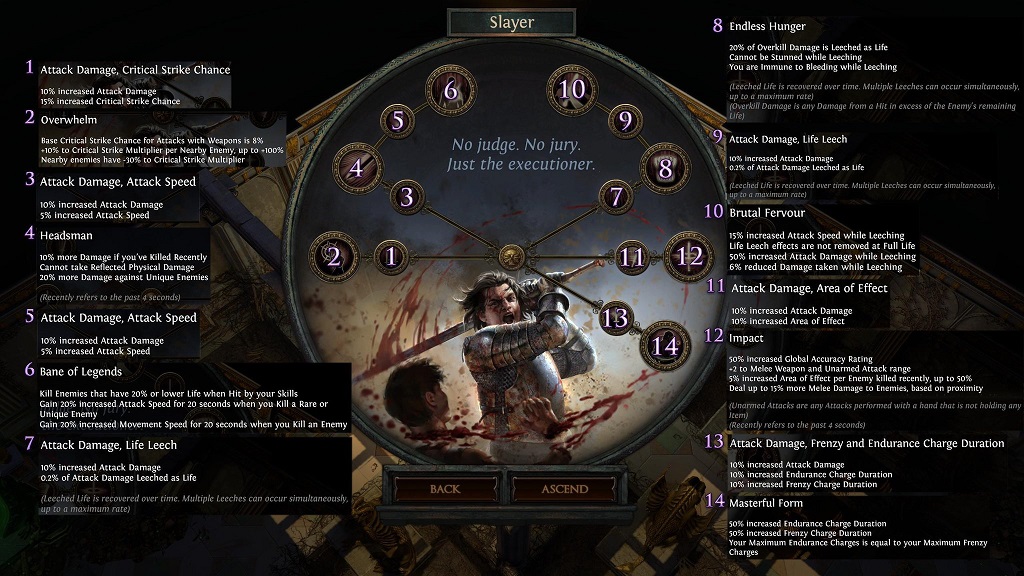 poe () 3.7 legion slayer ascendancy changes - path of exile 3.7 slayer ascendancy skills