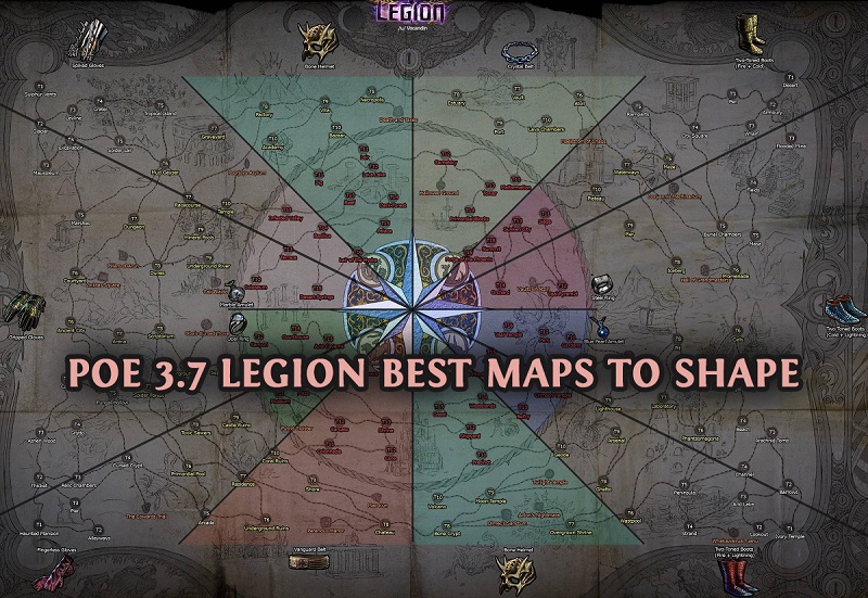 poe 3.7 legion best maps to shape