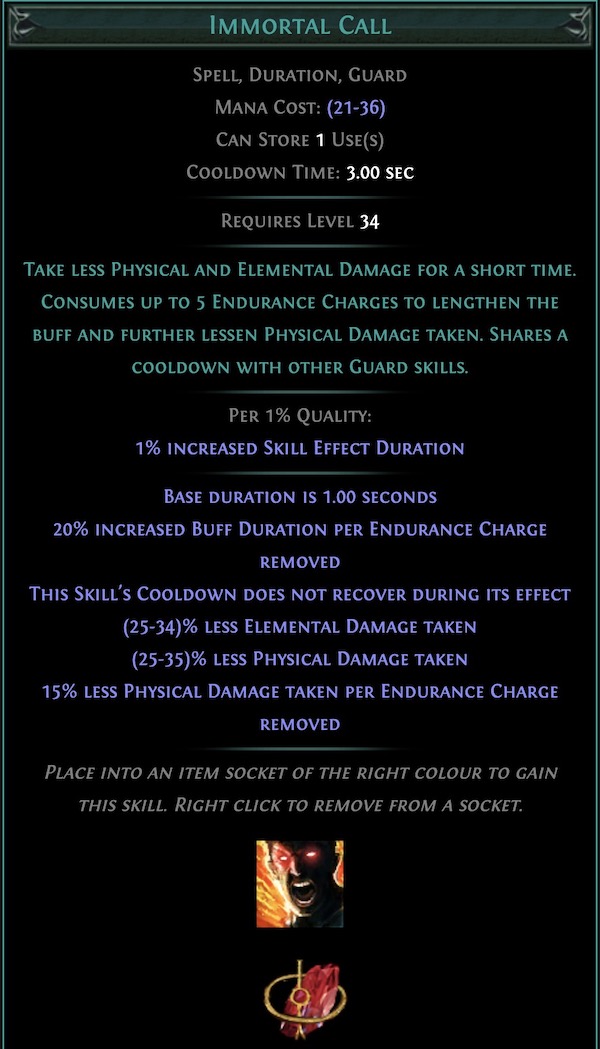 Kalkun hensigt spids PoE 3.7 Guard Skills Guide - Immortal Call, Steelskin, Molten Shell  Mechanics & Tips For Builds Using In Path of Exile