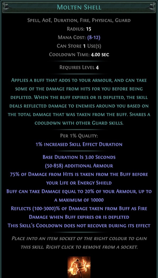 PoE 3.7 Guard Skills Guide - Call, Steelskin, Molten Mechanics & For Builds Using In Path of Exile