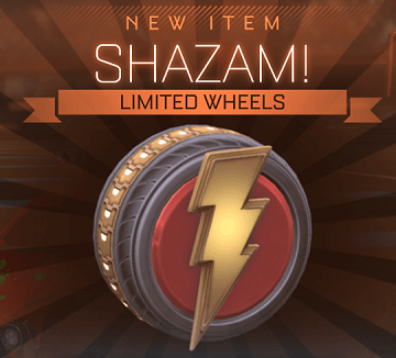 Rocket League Redeem Code - shazam - shazam wheels
