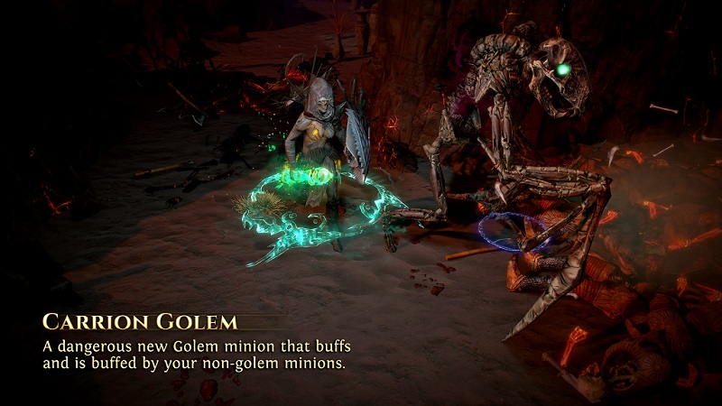 Path of Exile 3.8.0 Blight League - Necromancer Ascendancy - Carrion Golem