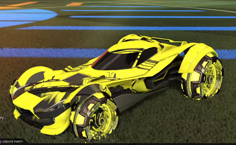 Rocket league Sentinel  Saffron design with NeYoYo,Slipstream