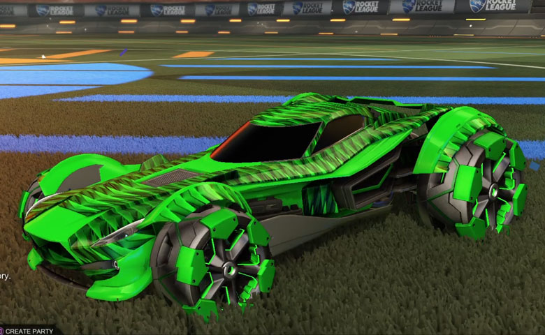 Rocket league Sentinel  Forest Green design with Clodhopper,Intrudium