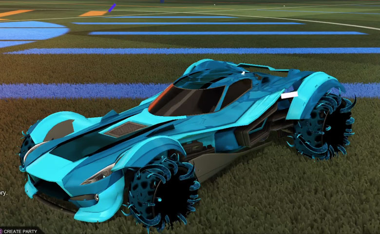 Rocket league Sentinel  Sky Blue design with Creeper,Spectre