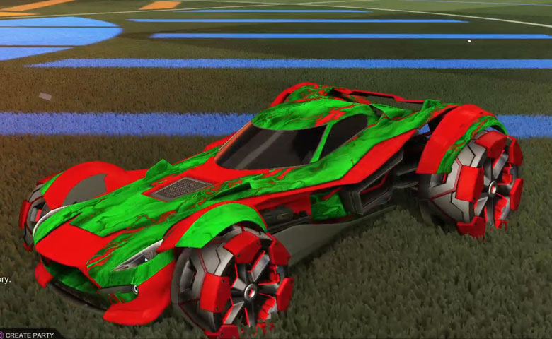 Rocket league Sentinel  Crimson design with Clodhopper,Glorifier