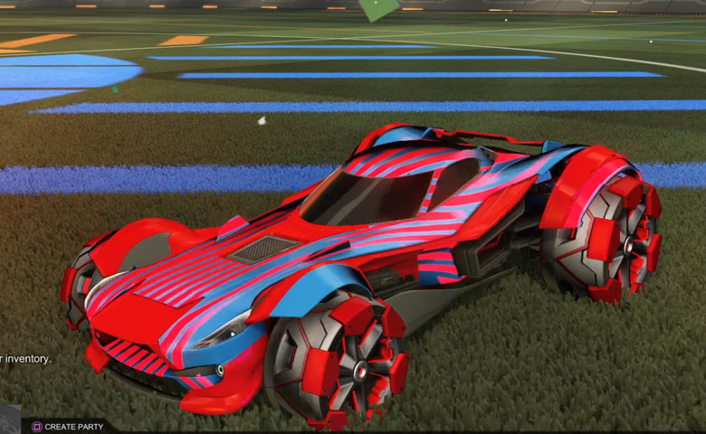 Rocket league Sentinel Crimson design with Clodhopper,Streamline