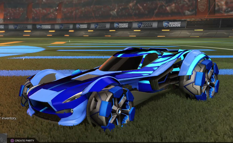 Rocket league Sentinel Cobalt design with Clodhopper,Streamline