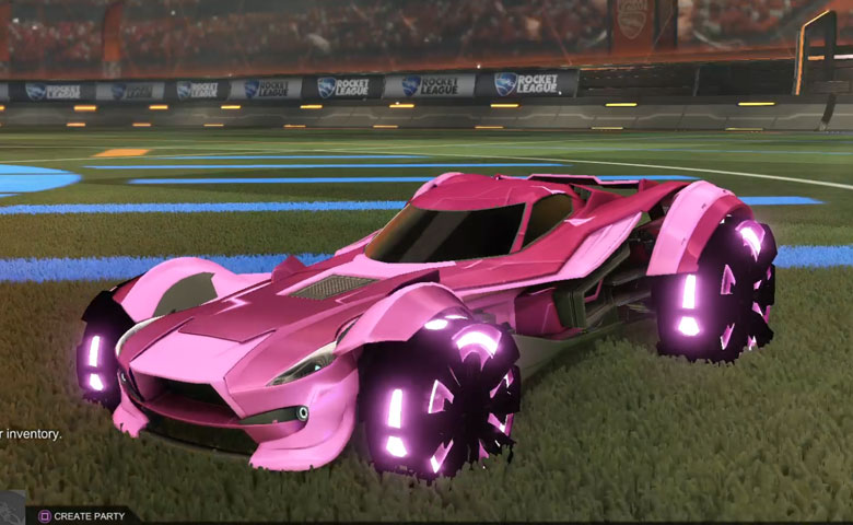 Rocket league Sentinel Pink design with Automaton,Mainframe