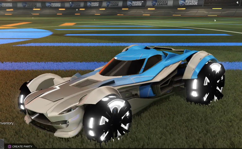 Rocket league Sentinel Grey design with Automaton,Mainframe