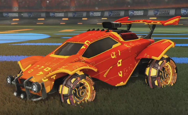 Rocket league Octane Orange design with Neyoyo,Kana