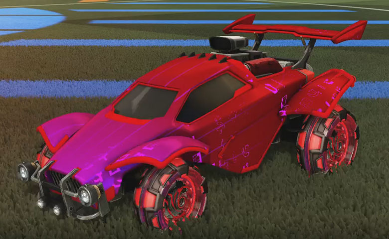 Rocket league Octane Crimson design with Neyoyo,Kana