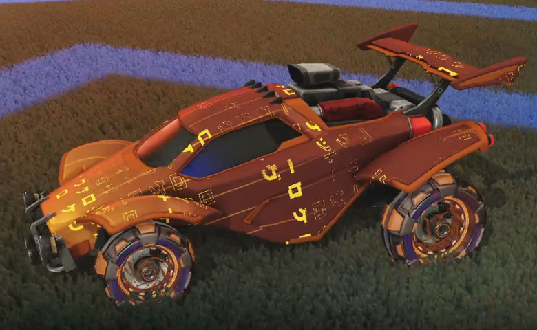 Rocket league Octane Burnt Sienna design with Neyoyo,Kana